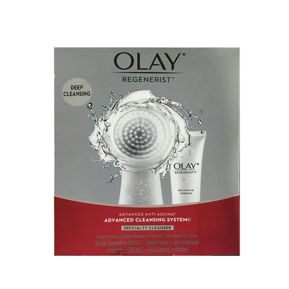 2PK Olay Regenerist Advanced Anti-Ageing Brush Cleansing w/Facial Skin Cleanser