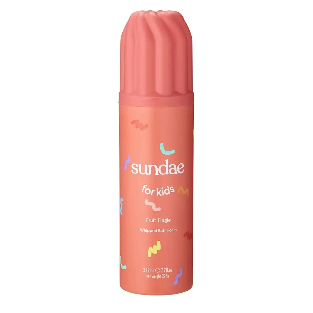 Sundae 229ml Kids Shower Whipped Bathroom Foam Fruit Tingle Body Wash Skin Care