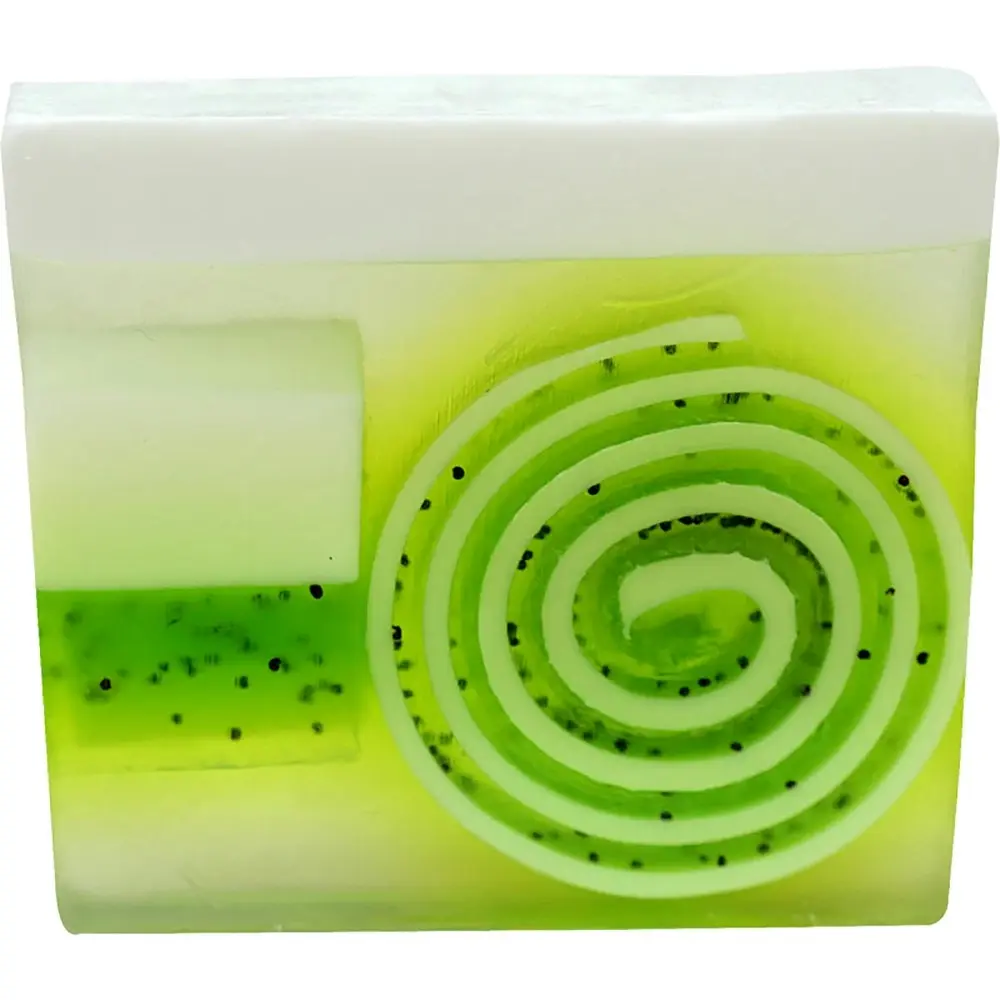 2PK Bomb Cosmetic Lime & Dandy Scented Bath Soap Slice Bar Shower Body Fragrance