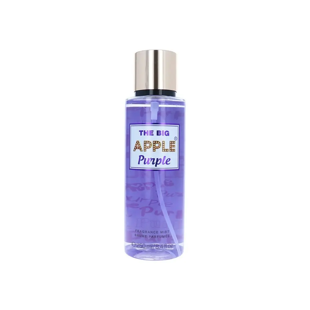 2PK The Big Apple Purple 250ml Mist Spray Women's Body Floral Scented Fragrance