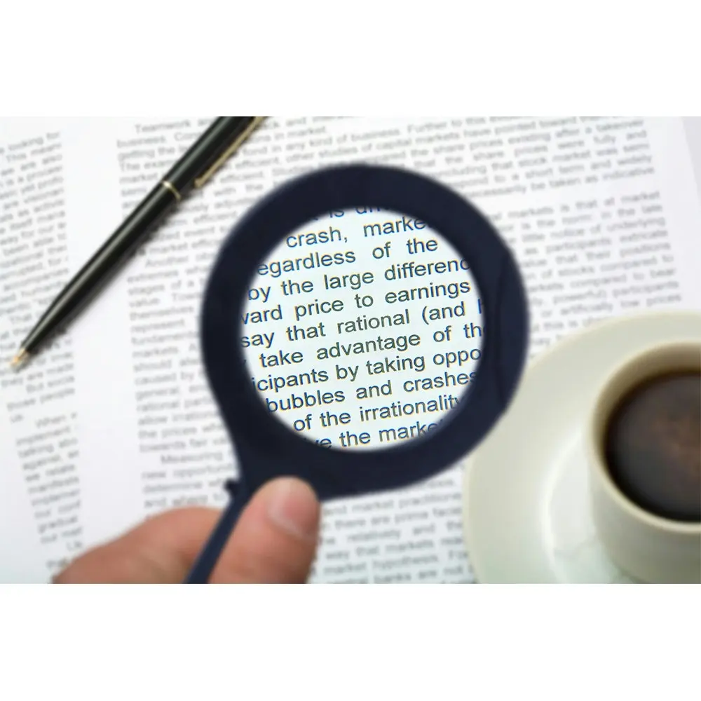 2x Brillar LED Lighted Reading Magnifier Battery Operated Magnifying Glass Asstd