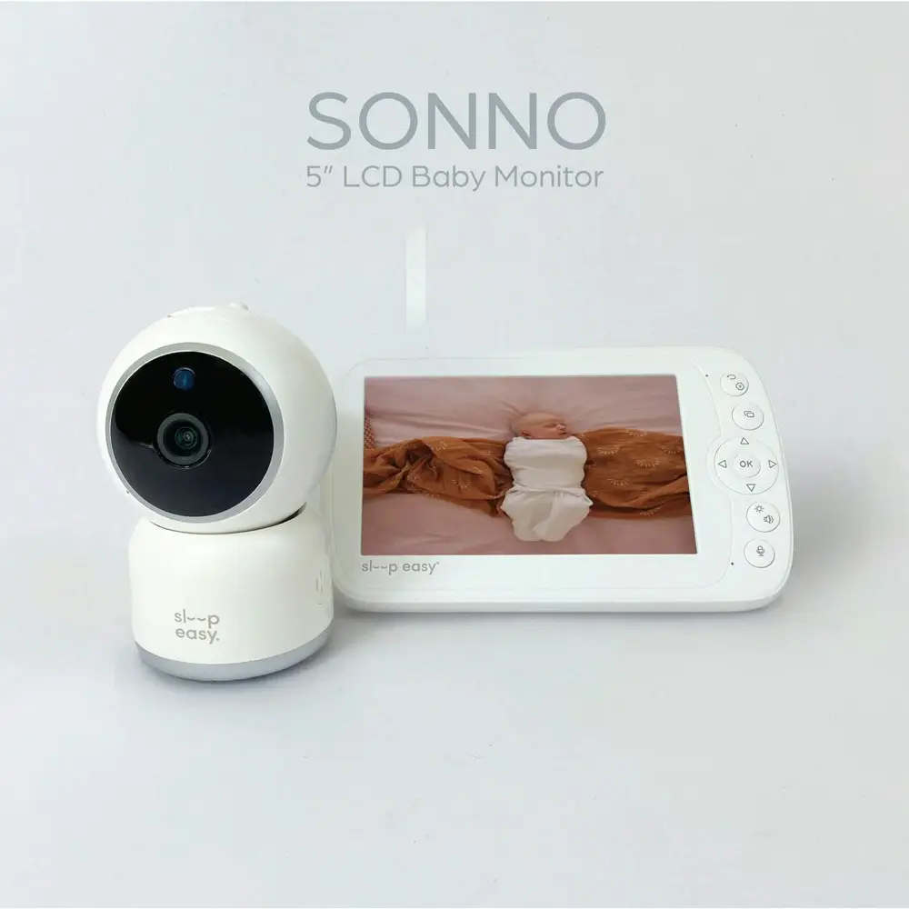 Babystudio Sonno Crystal Clear Digital Baby Monitor 5''/12.7cm w/Camera White