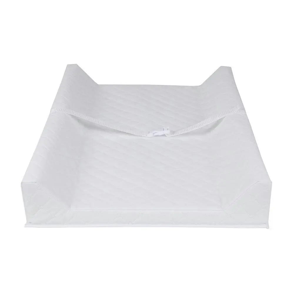 Childcare 75cm Universal Change Pad w/ Safety Strap for Change Table 0m+ White