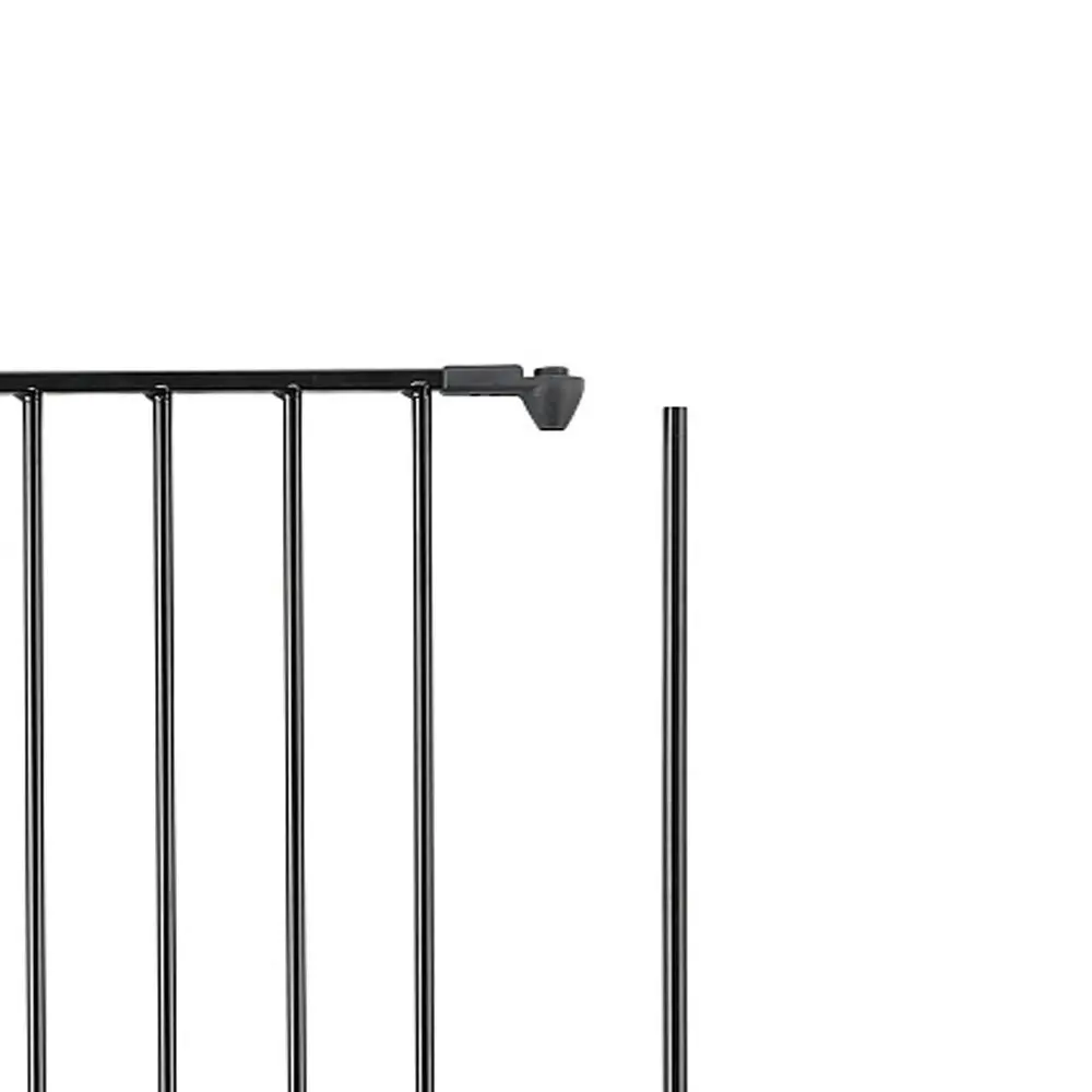 BabyDan Flex Large 72cm System Extension For Baby Safety Fence Gate Black