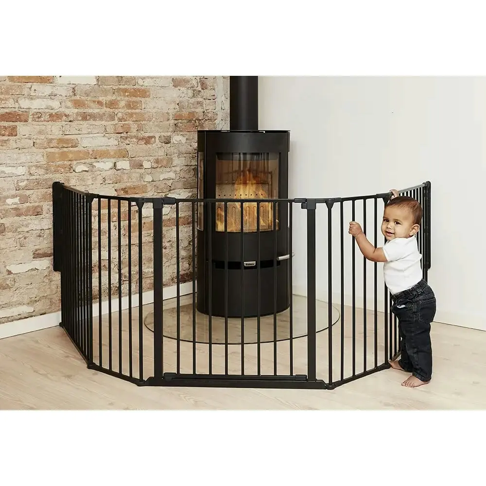 BabyDan Flex Configure Baby/Infant Safety Gate Protection Barrier Fence Black