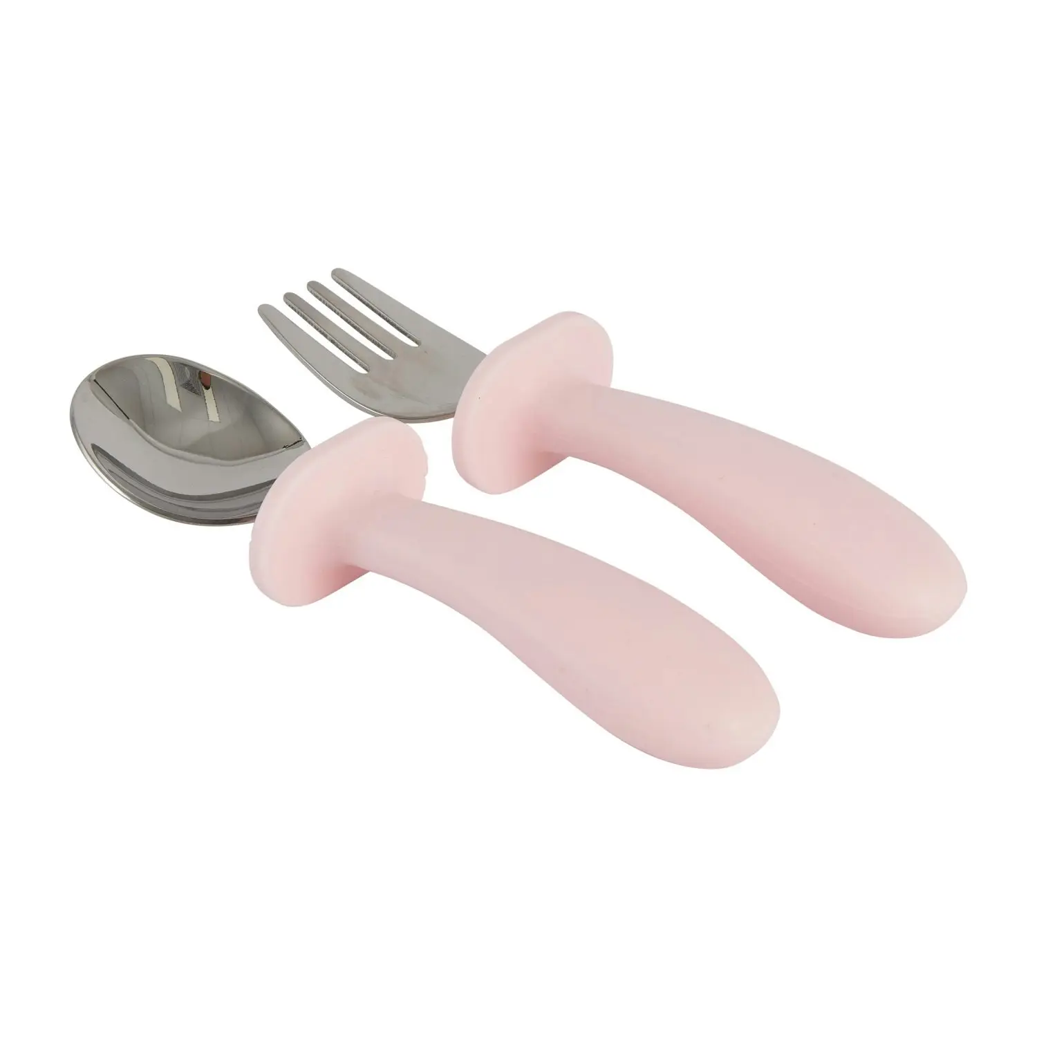 4pc Splosh Baby Giraffe Stainless Steel Silicone Cutlery Set Spoon/Fork Pink 0+