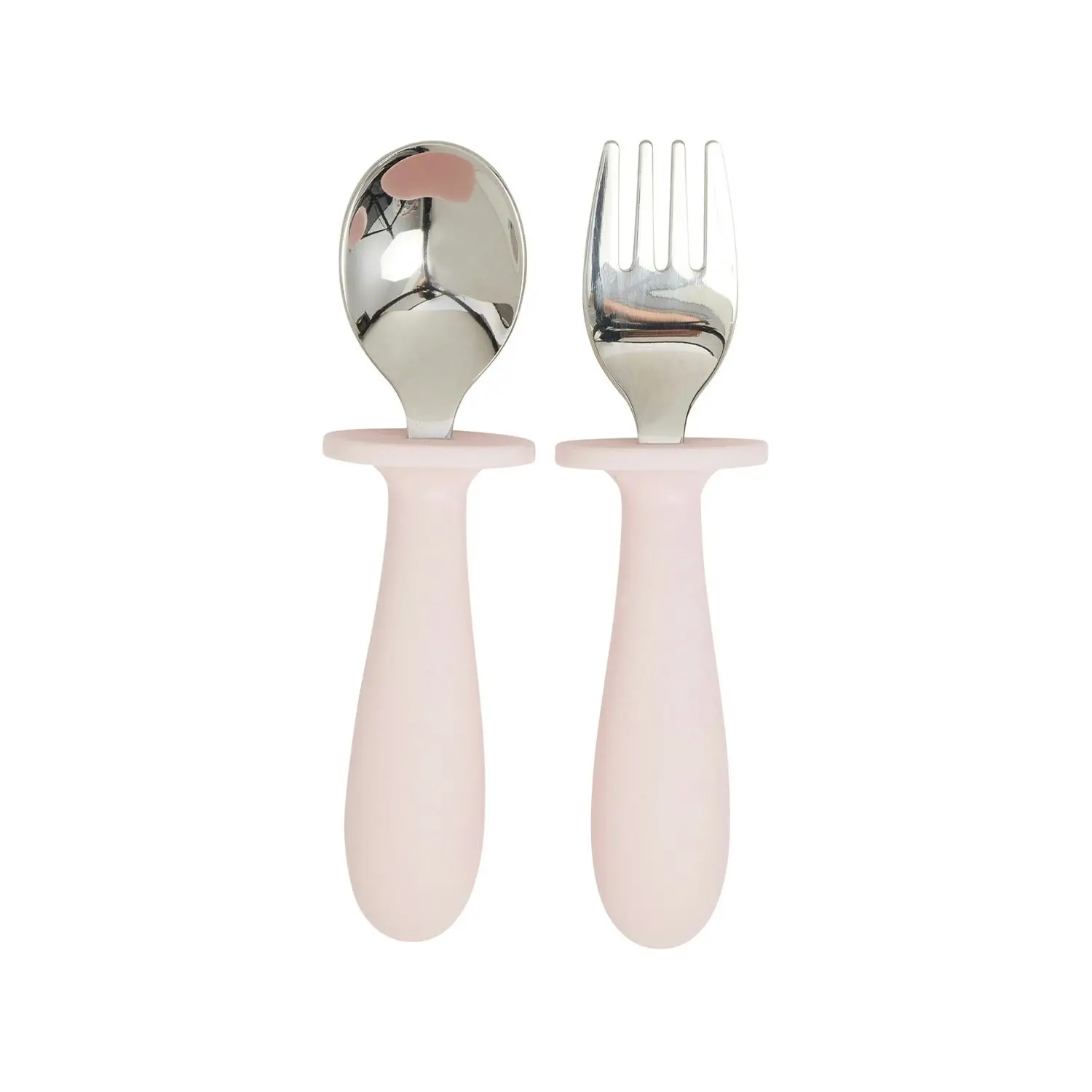 4pc Splosh Baby Giraffe Stainless Steel Silicone Cutlery Set Spoon/Fork Pink 0+