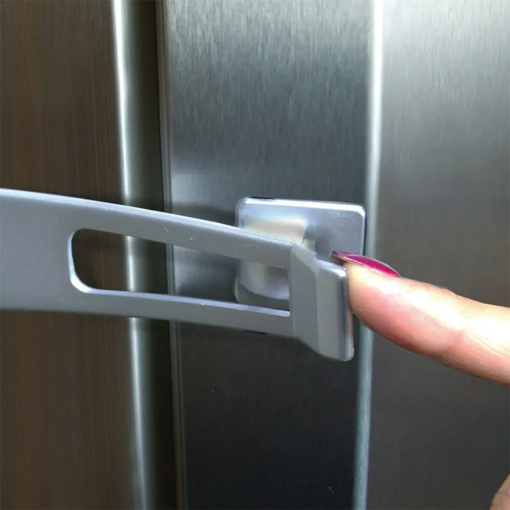 dreambaby Refrigerator/Appliance Cabinets/Drawers Latch/Lock Baby Safety Silver