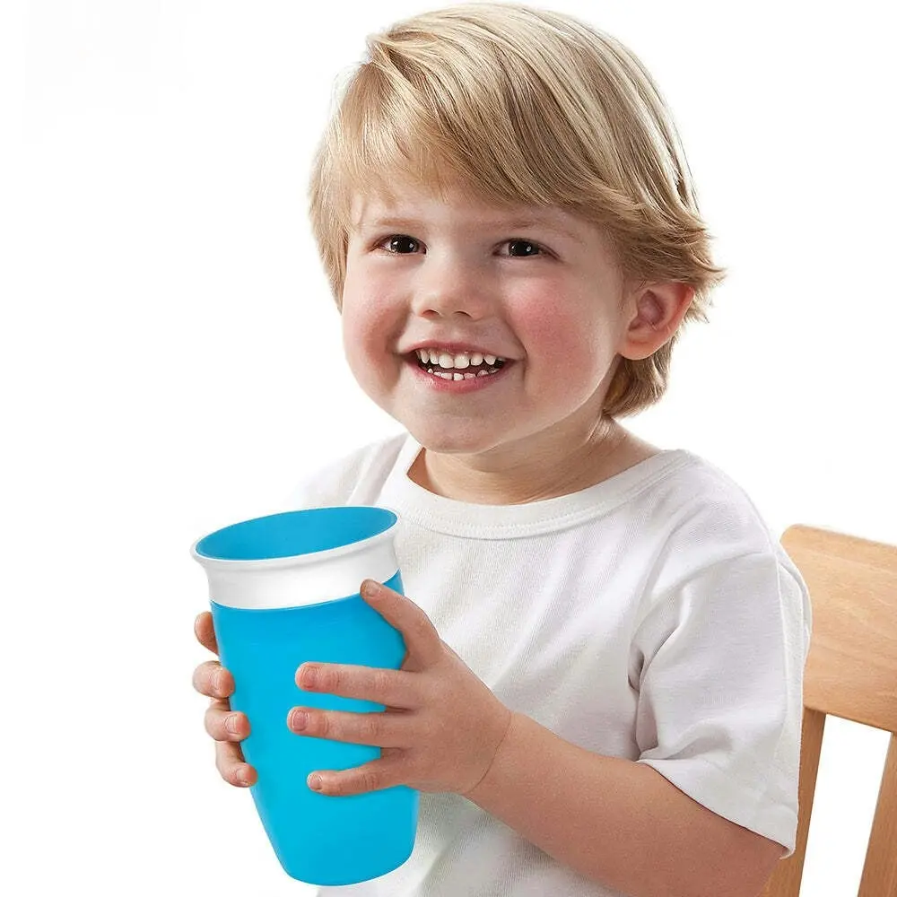 Munchkin 10oz/295ml Miracle 360° Baby/Toddler Anti-Spill Sippy Cup (Blue) 12M+