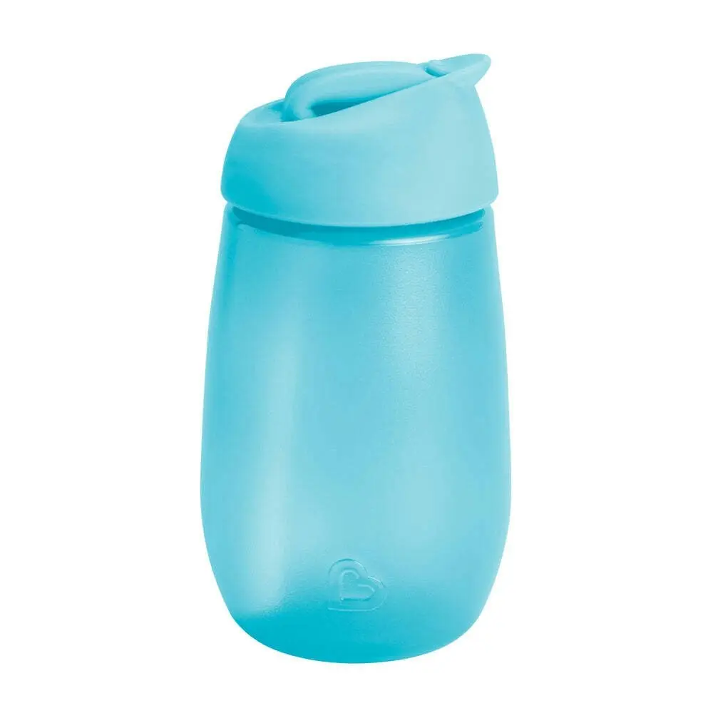 Munchkin 10oz/295ml Simple Clean Straw Anti-Spill Sippy Cup - Blue 12M+