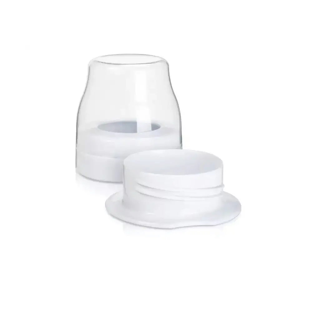 2x 2pc Philips Avent Sterile Teat Travel Pack/Portable Nipple Cover White 18m+