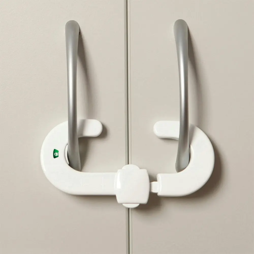 3x dreambaby Ezy Check Baby/Toddler Safety/Protection Secure-A-Lock Latch White