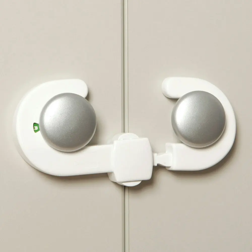 3x dreambaby Ezy Check Baby/Toddler Safety/Protection Secure-A-Lock Latch White