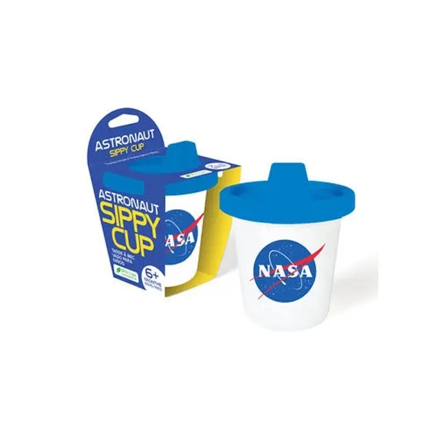 2PK Gamago NASA 207ml Sippy Cup Baby/Toddler Water/Milk Juice Drinkware Mug 6m+