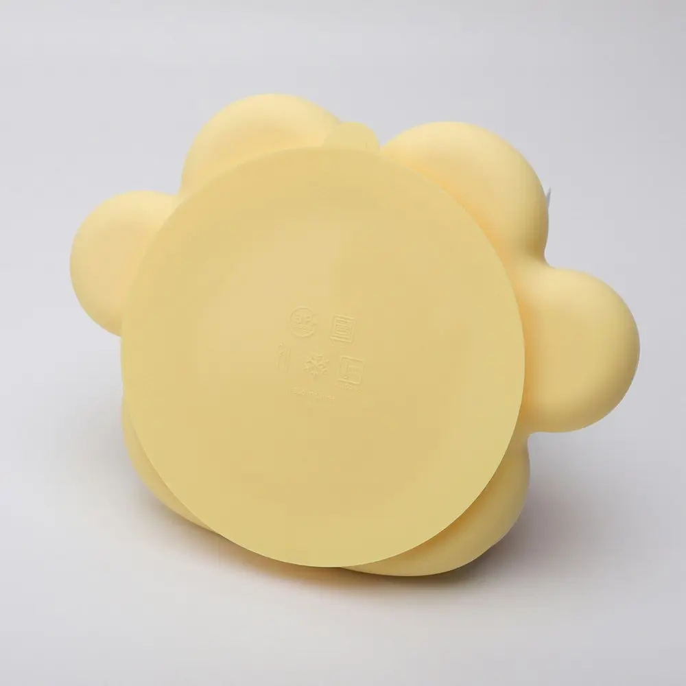 My Pure Silicone Baby/Toddler Suction Eating/Feeding Plate Honeydew 6M+