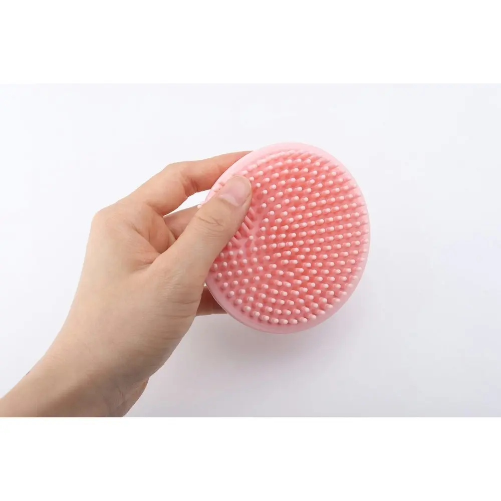 My Pure Silicone Baby/Toddler Bathing Grooming Cleaning Brush Blush 0M+