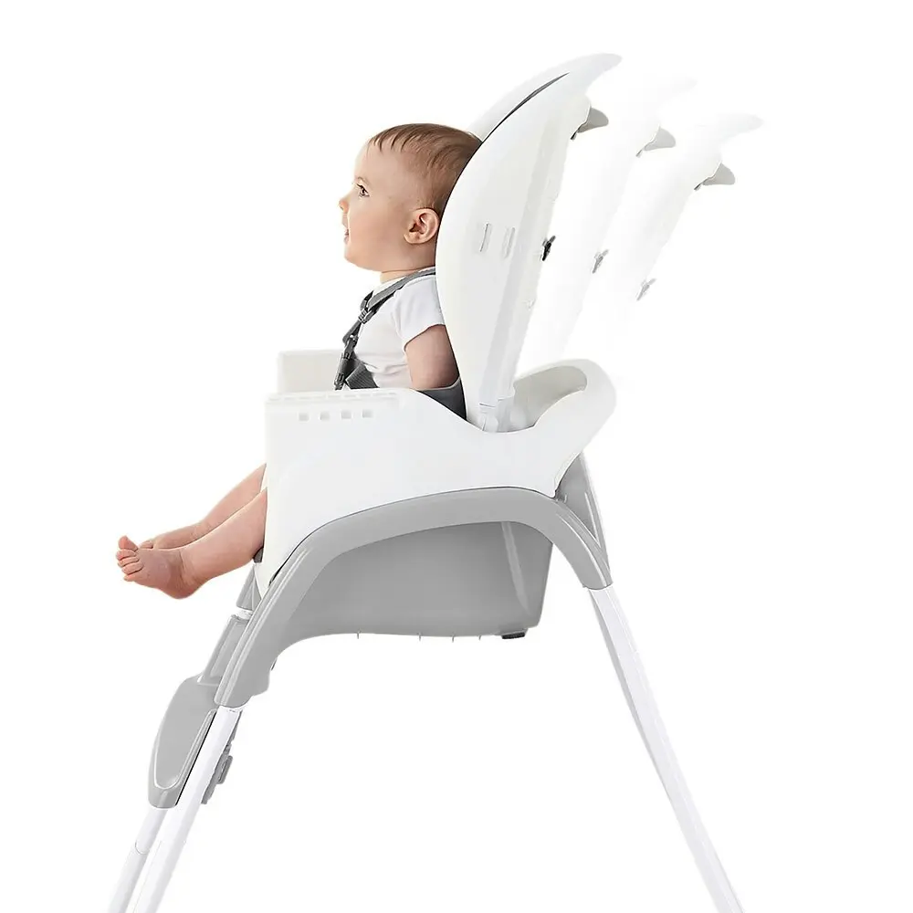 Ingenuity SmartClean Trio 3-in-1 High Chair Feeding Seat for Baby 6m+ Slate/Grey