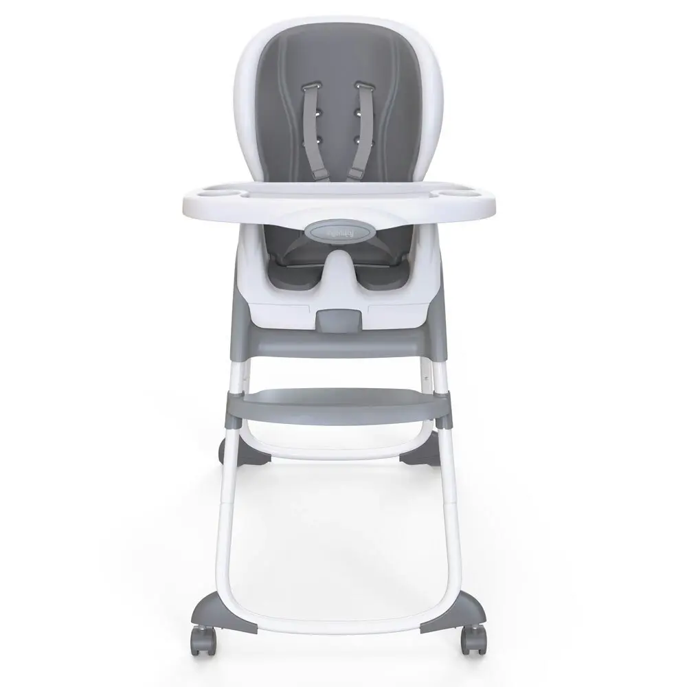 Ingenuity SmartClean Trio 3-in-1 High Chair Feeding Seat for Baby 6m+ Slate/Grey