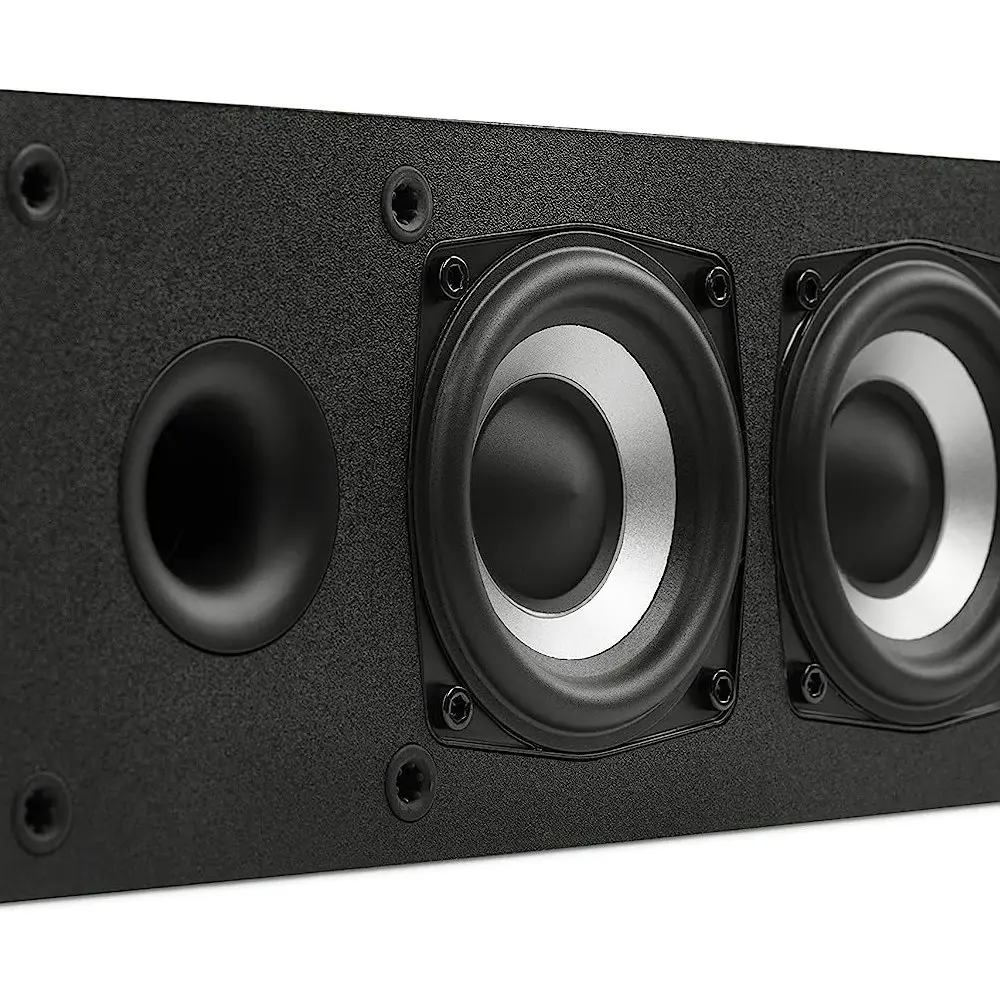 Polk Home Audio MXT35 Low-Profile Hi-Res Center Channel Loudspeaker Black