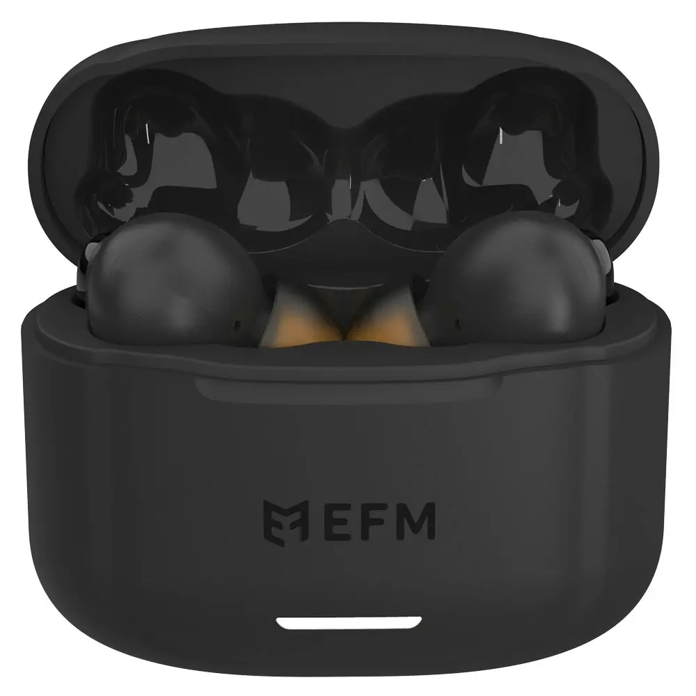 EFM New Orleans TWS In-Ear Wireless Earbuds/Earphones w/ Noise Cancelling Black