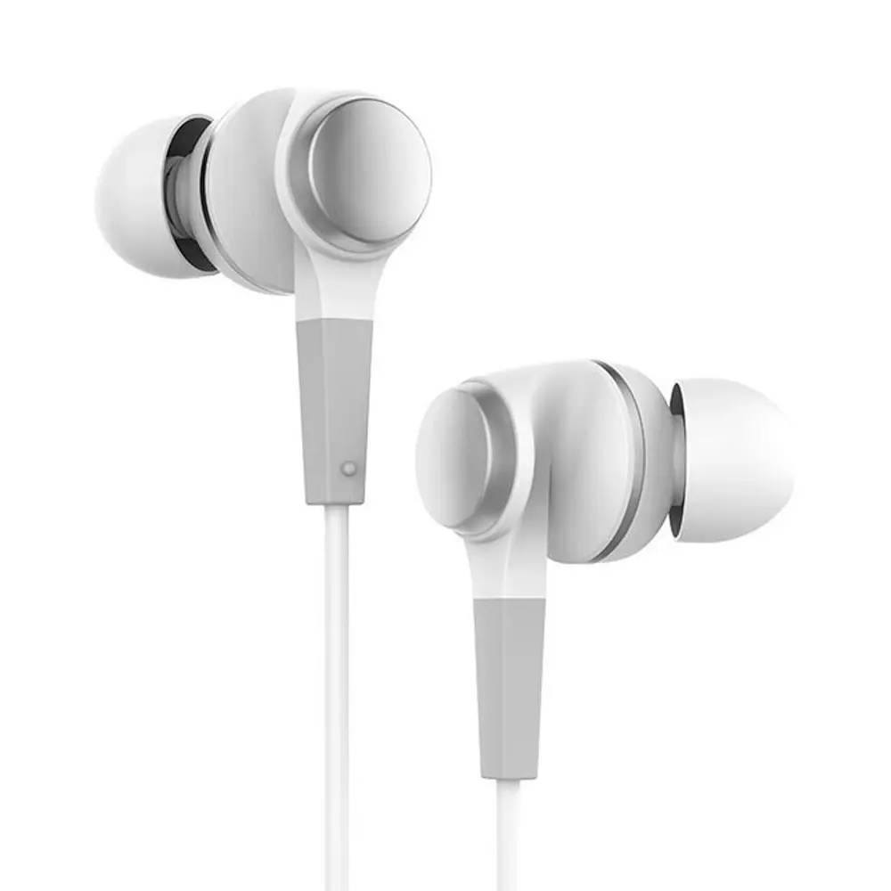 Rewyre MFI Certified Lightning Wired Mic and Volume Control Earphones White