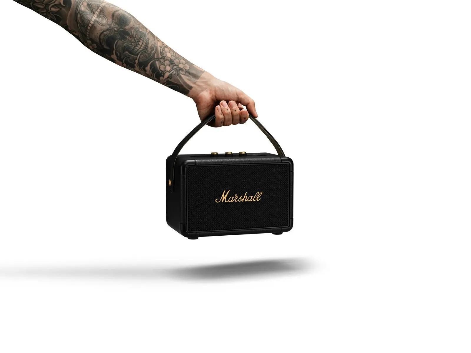 Marshall Kilburn II Portable Bluetooth Wireless Speakers For Phones Black/Brass