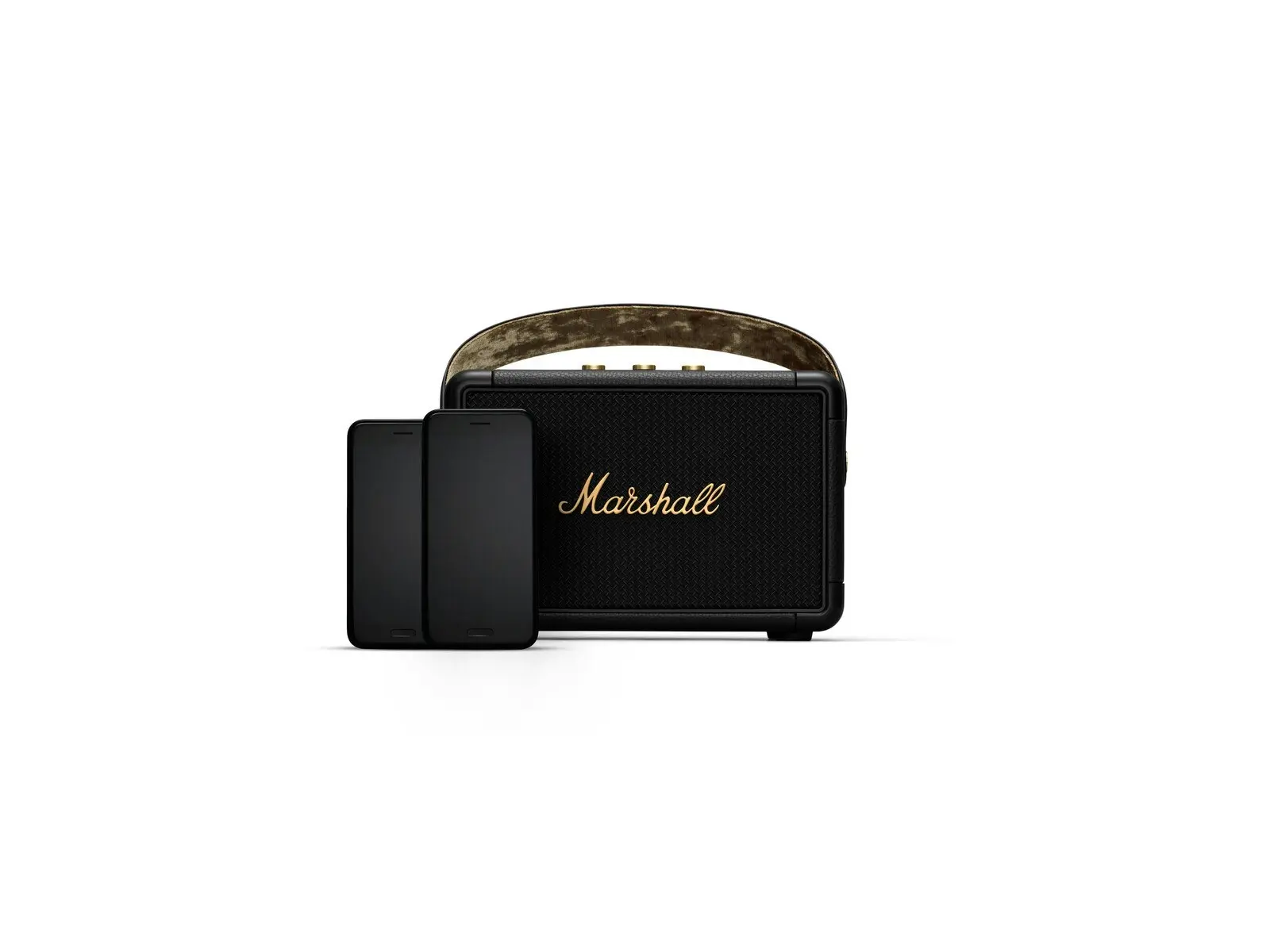 Marshall Kilburn II Portable Bluetooth Wireless Speakers For Phones Black/Brass