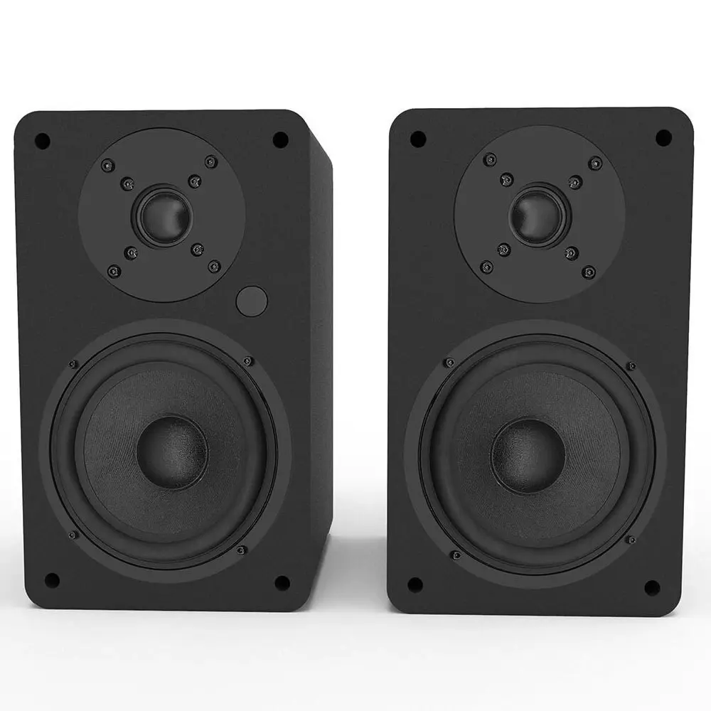 Silcron Purity 2-Way Passive Home Entertainment Bookshelf Speakers - Black