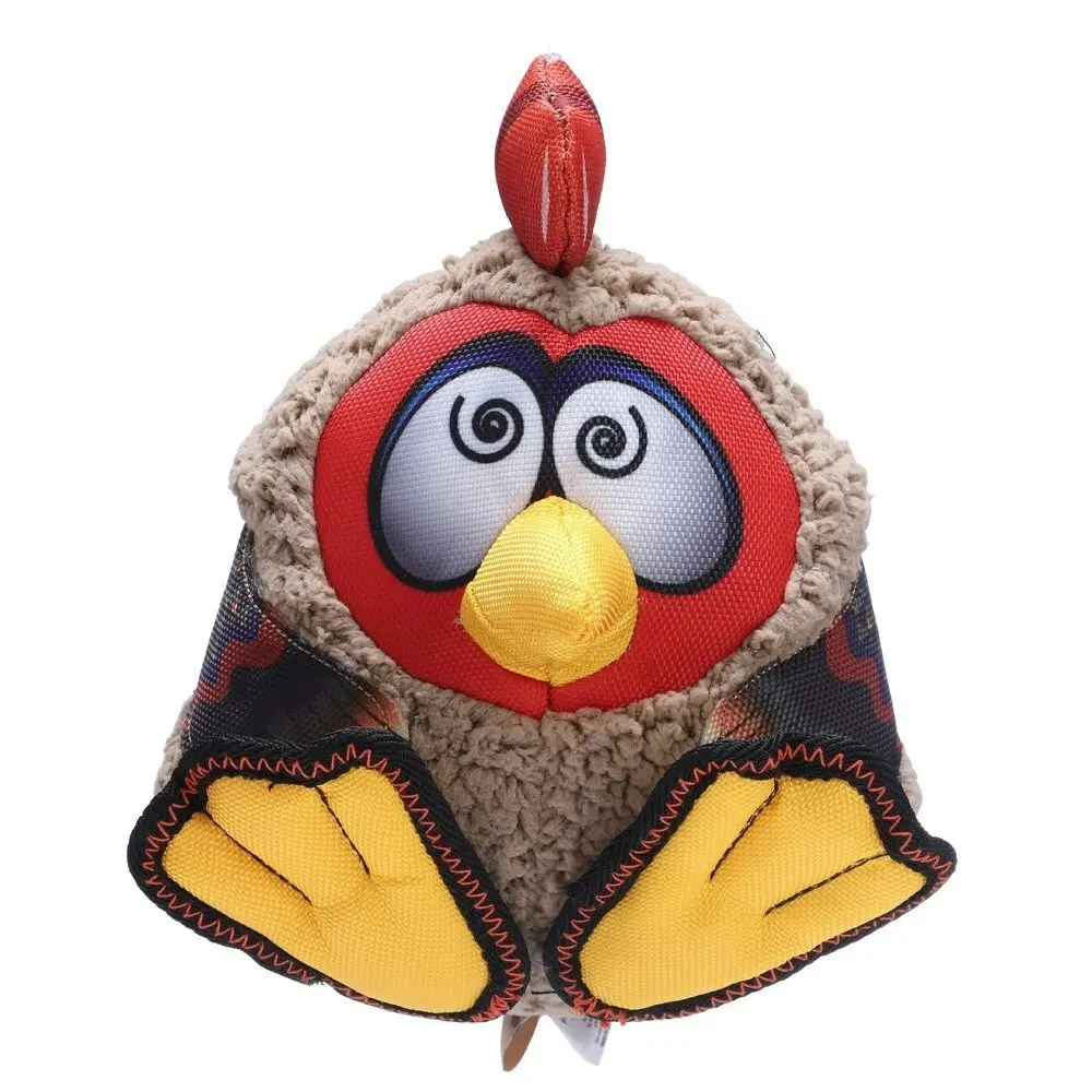 2x Paws & Claws Loony Birds Plush/Soft Pet/Dog Play/Interactive Toy 17.5cm Asstd