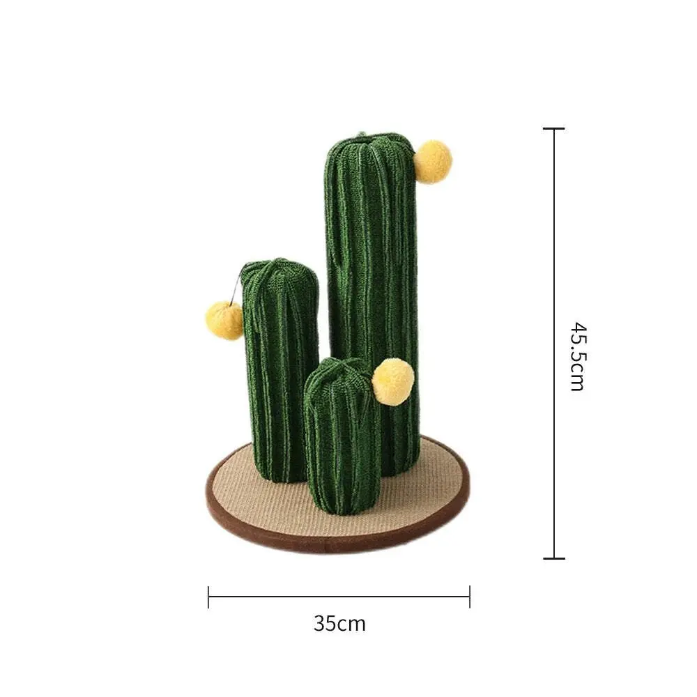 Catio Dessert Cactus Multiple Scratching Post Tree Pet Cat Furniture Scratcher