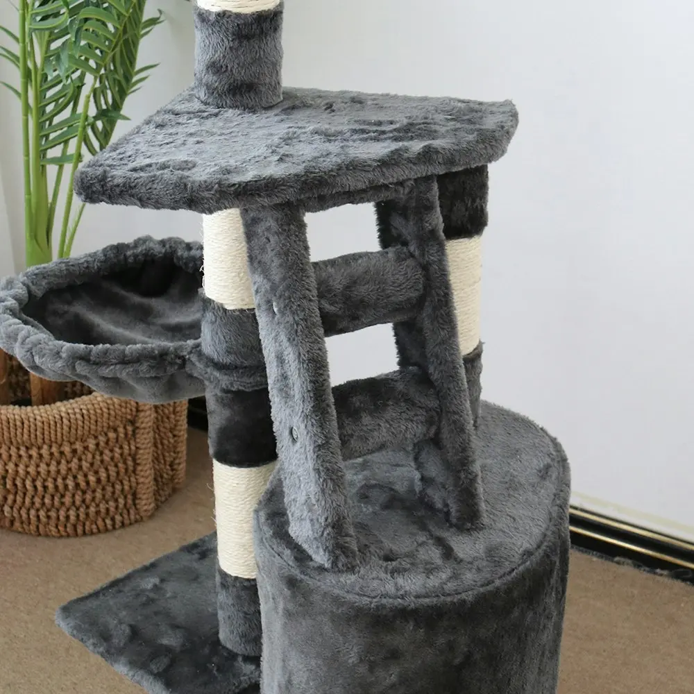 Catio Equanimity 40x119cm Scratching Post Pet Cat Tree Furniture Scratcher White