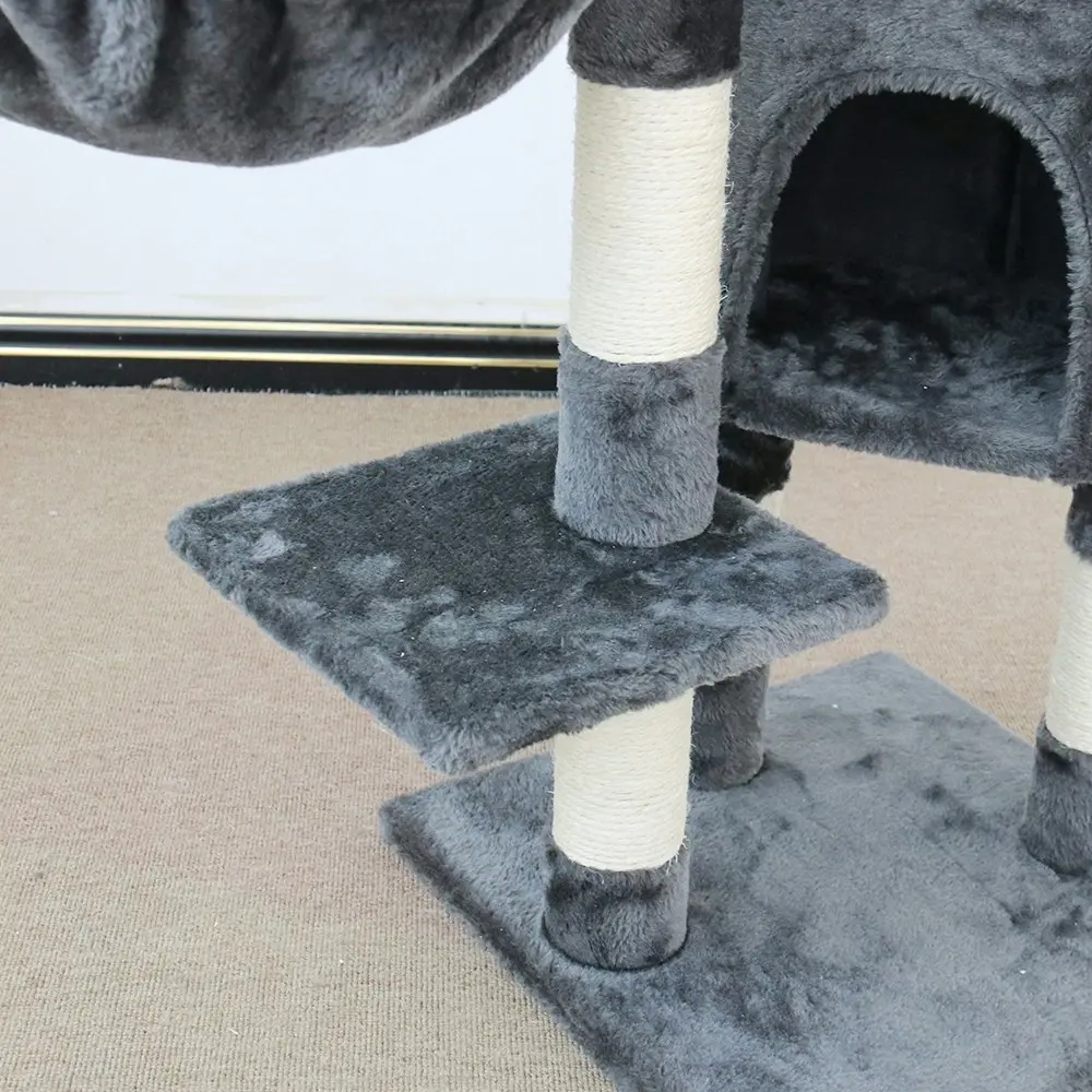 Catio Equanimity 40x119cm Scratching Post Pet Cat Tree Furniture Scratcher White