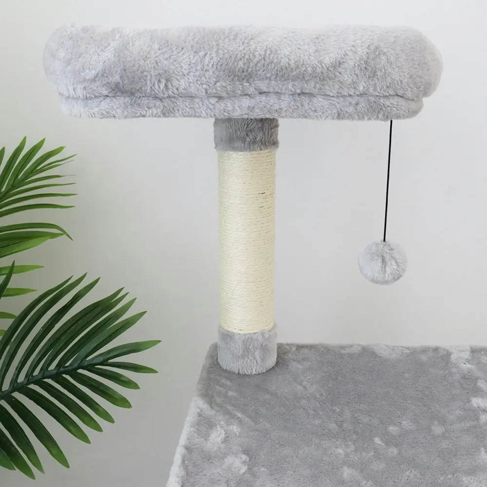 Catio 136cm Scratching Tree Supreme Cat Pet Condo Furniture Scratcher Tree White