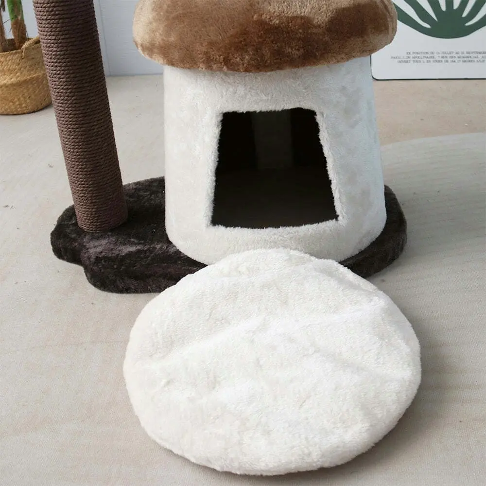 Catio Cat House w/ Enchanted Flower Scratching Tree Furniture Post Scratcher