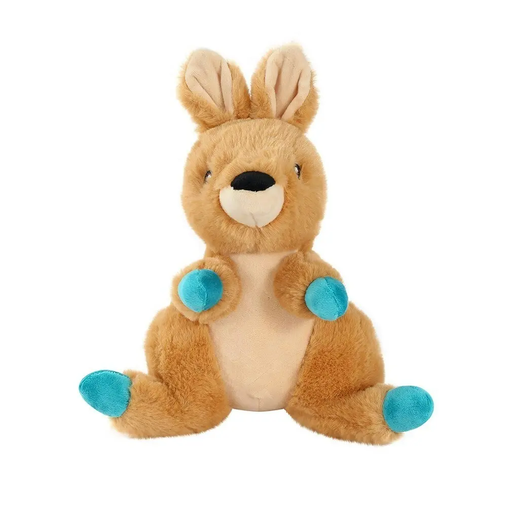 2x Paws & Claws Outback Buddies Kangaroo Interactive Pet/Dog Toy w/ Squeaker