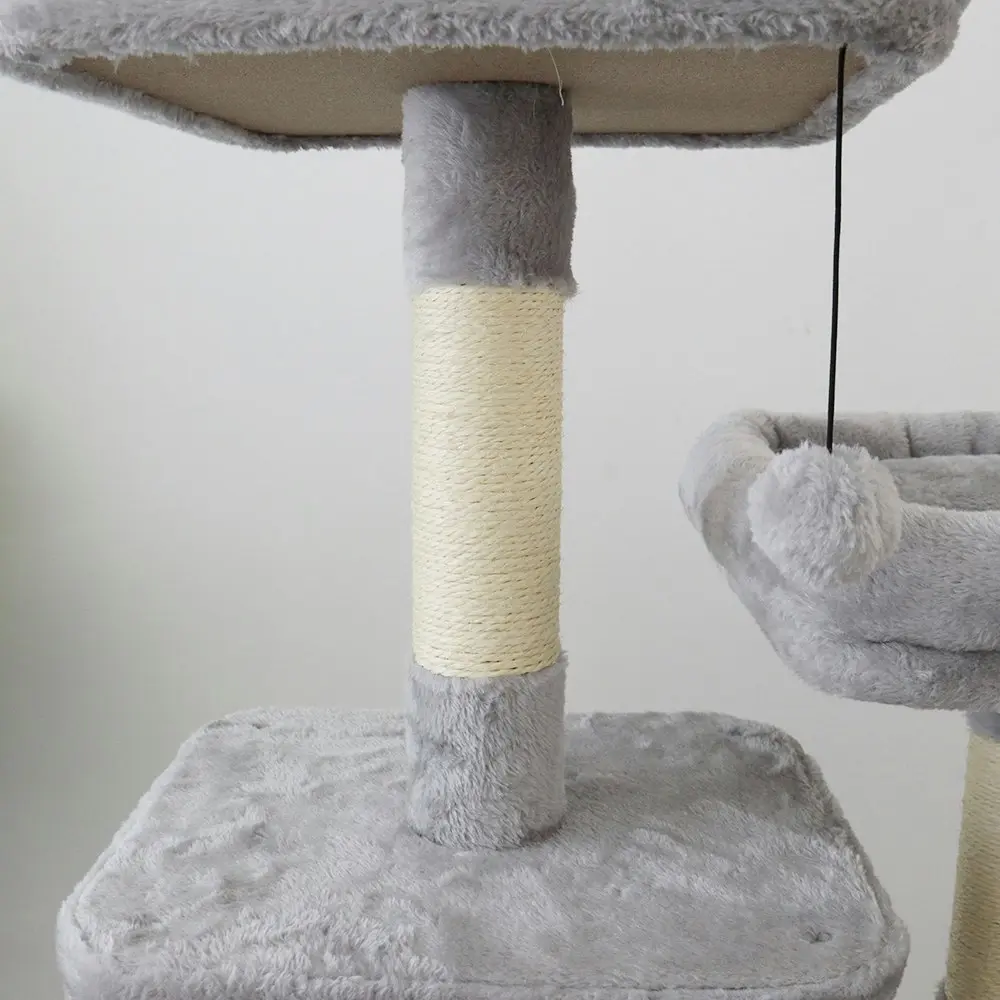 Catio 145cm Scratching Tree Supreme Cat Pet Palace Furniture Scratcher Tree WHT