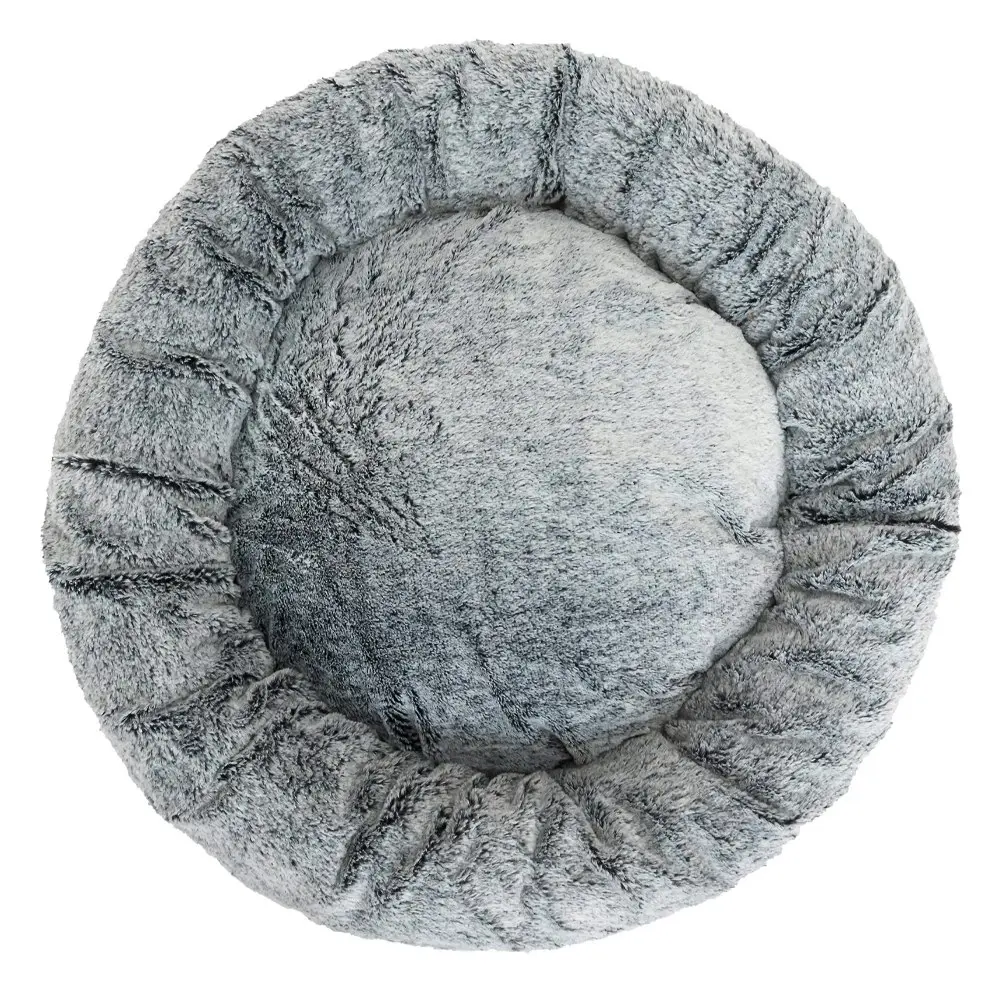 Superior Pet Goods 80cm Harley Artic Faux Fur Pet Dog Round Nesting/Sleep Bed L