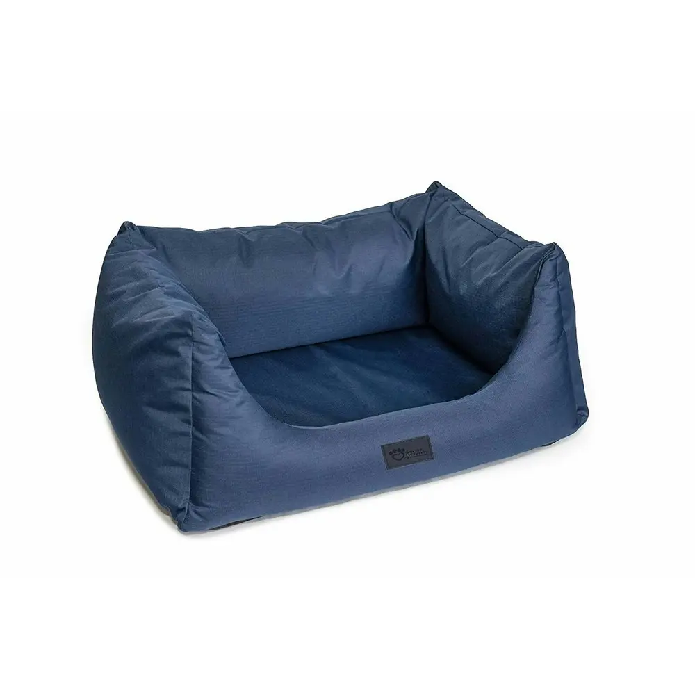 Superior Pet Plus High Side Hideout Ortho Pet Bed Ripstop Bondi Blue Small 87cm