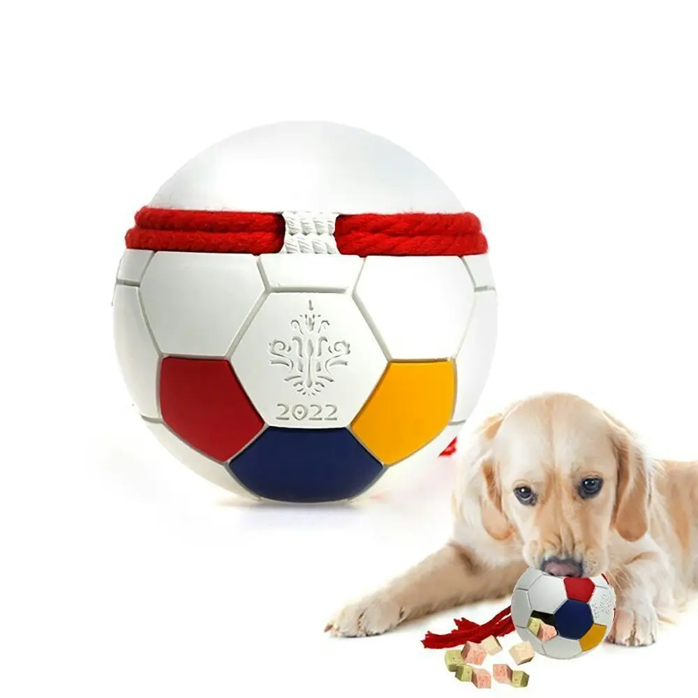 Petopia Ultra Tough 8cm Rubber Football Game Dog Toy Chew Treat/Reward Large