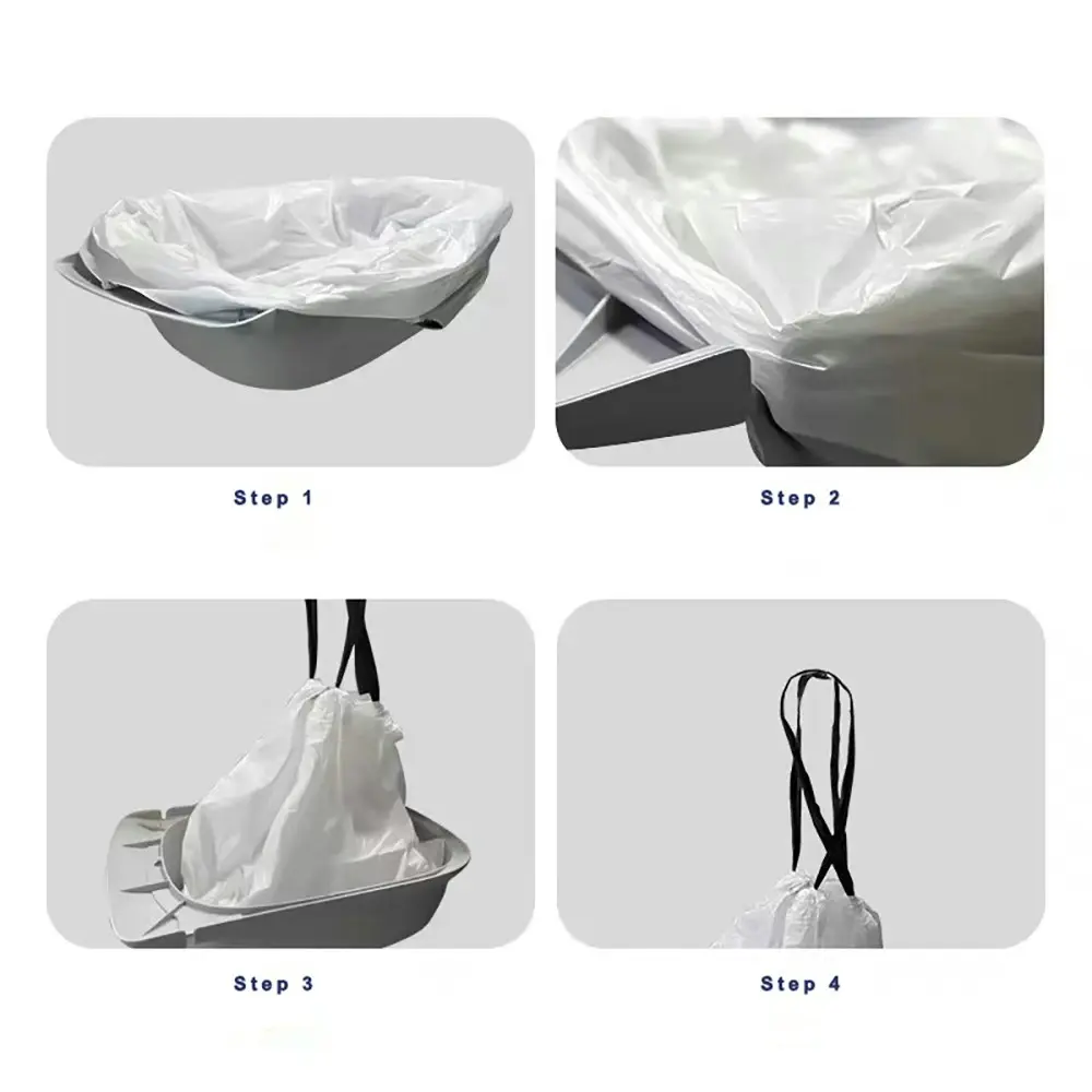 3PK Petree Replacement Waste Bag For 2nd Gen Smart Automatic Cat Litter Box