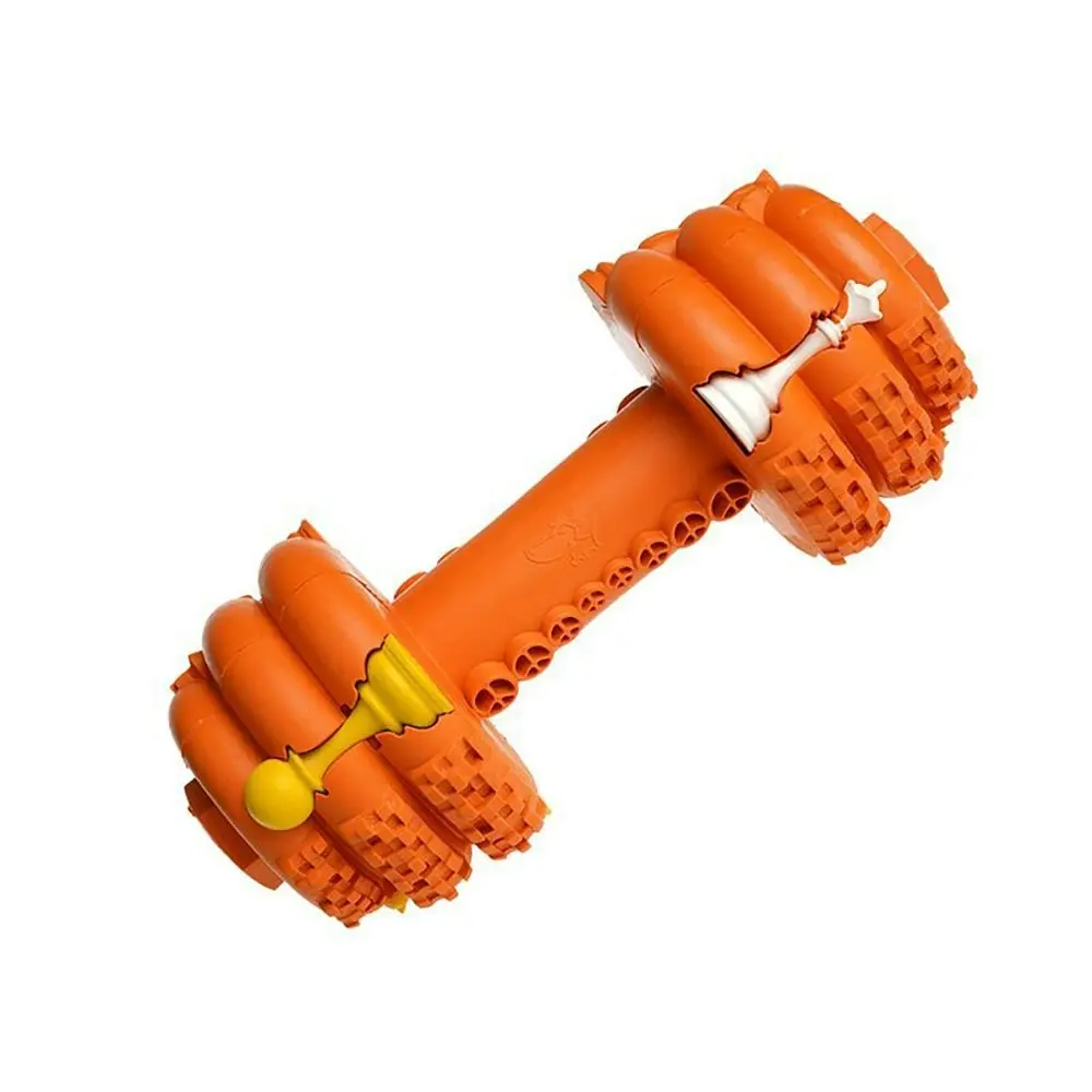 2x Petopia Ultra Tough 11cm Rubber Dumb Dumbbell Dog Toy Treat/Reward Small Asst