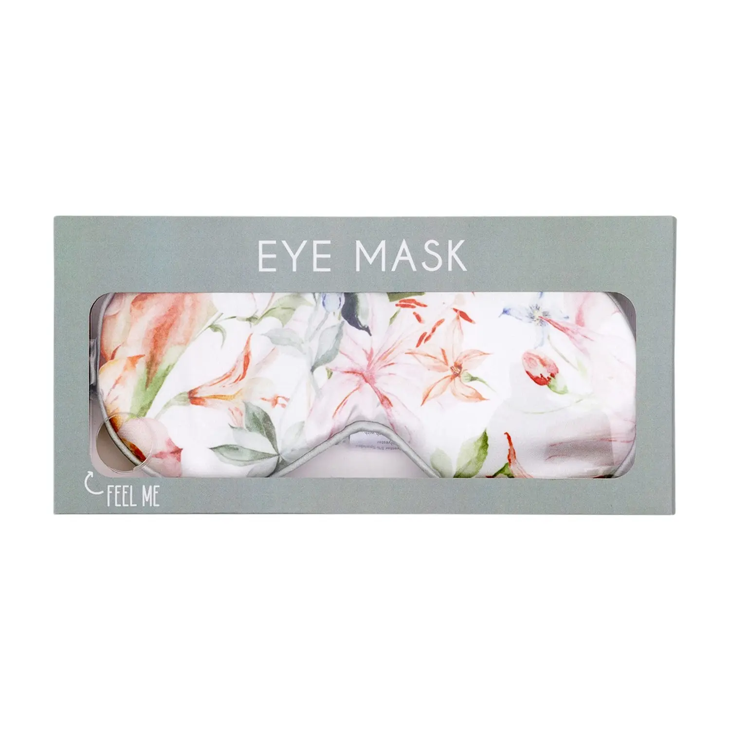 2x Splosh Mothers Day Silk-Feel Floral Eye Mask Sleeping Soft Shade Cover 25cm