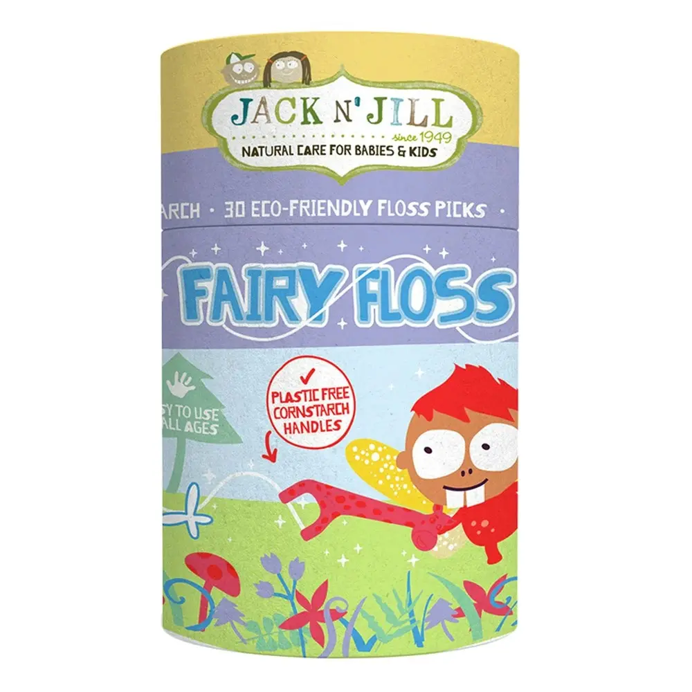 60x Jack N' Jill Fairy Floss Picks/Sticks Baby/Kids Oral Care Teeth Cleaner