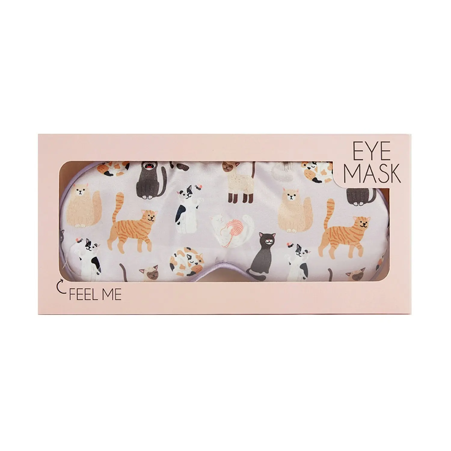 Splosh Wellness Cats Eye Mask/Silk Sleeping Eyeshade Cover Blindfold 16.5x7.5cm