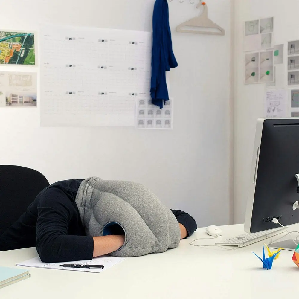 Ostrichpillow Original Napping Pillow Soft Sleeping Support 45x28cm Sleepy Blue