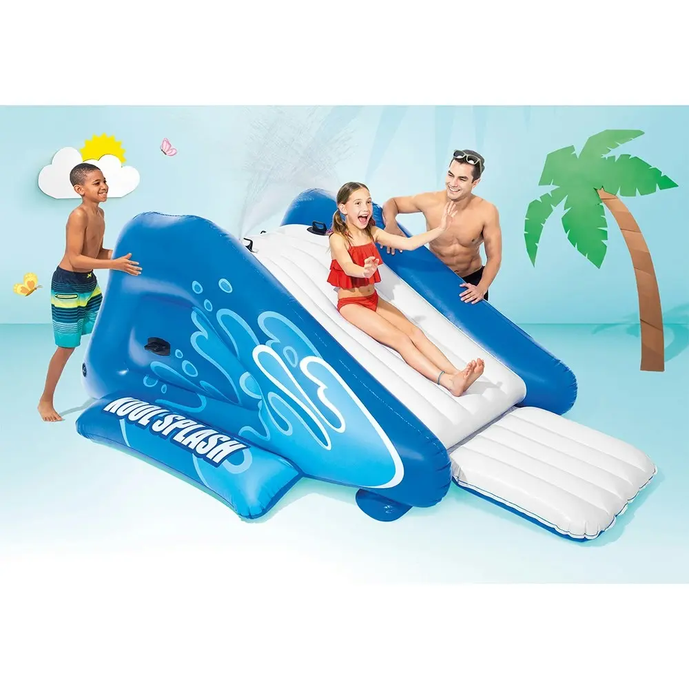 Intex Kool Splash 10ft 11in Inflatable Water Slide For In-Ground Pool Kids 6+