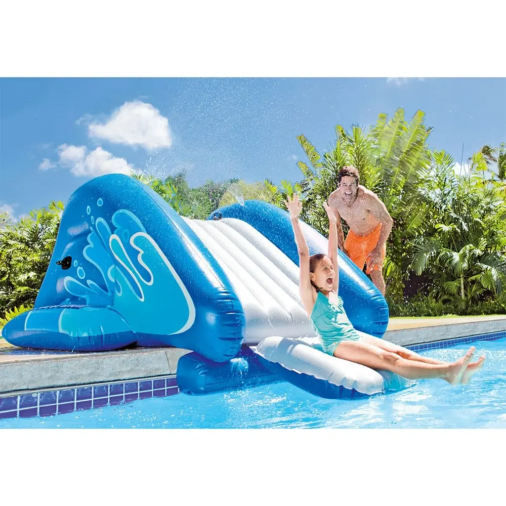 Intex Kool Splash 10ft 11in Inflatable Water Slide For In-Ground Pool Kids 6+