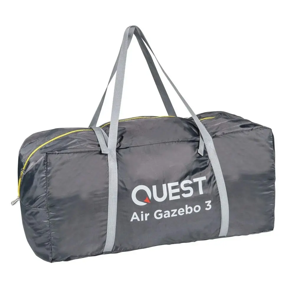 Quest UPF50+ Fabric Air Gazebo-3 w/ Carry Bag Outdoor Beach/Camp Sun Shade Grey