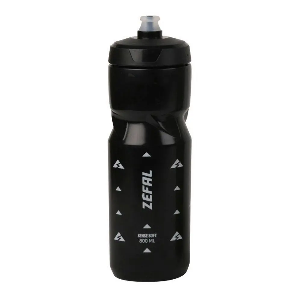 2x Zefal Sense Soft 80 Bike Water Drink Bottle Outdoor Cycling Sports 800ml BLK