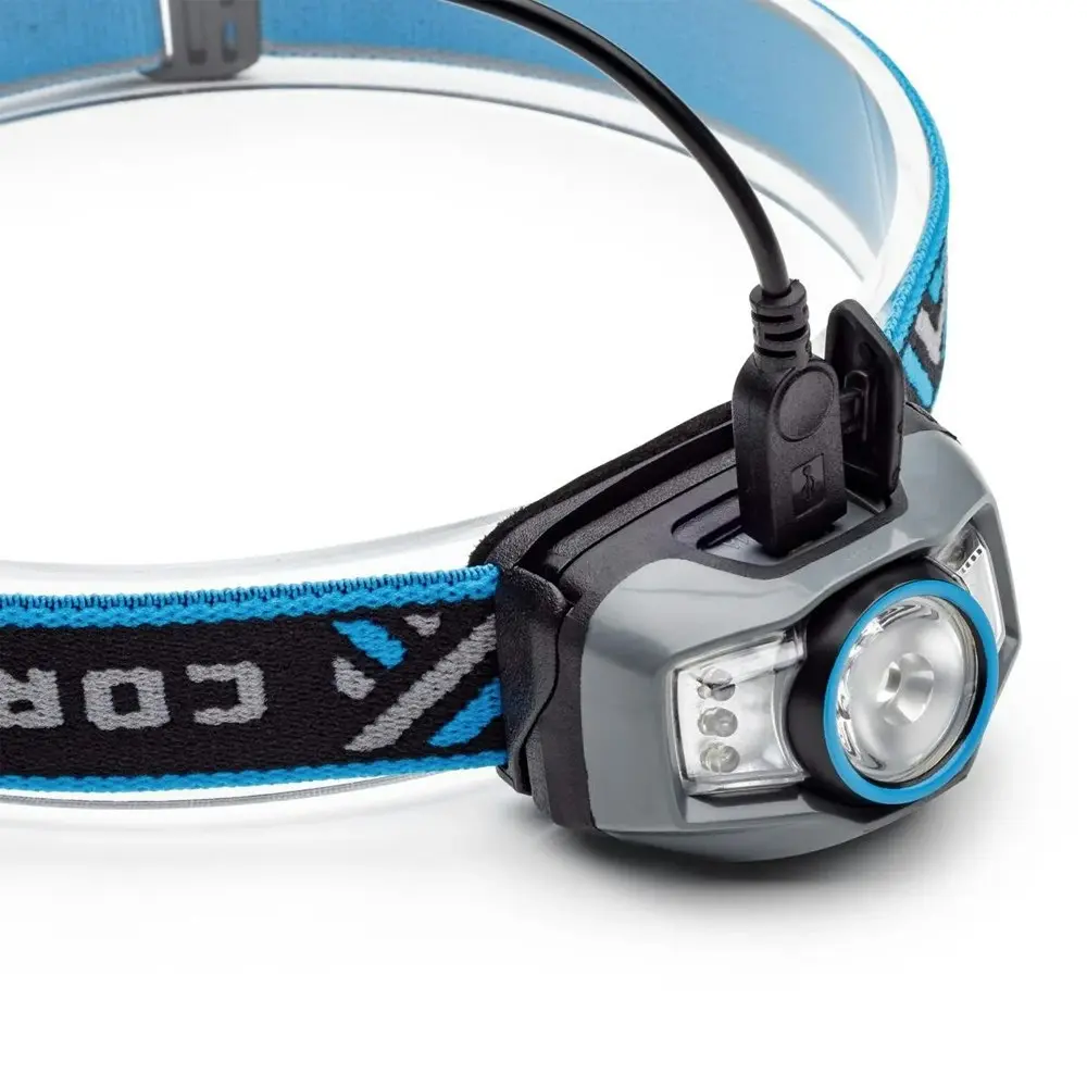 Core 300 Lumen Rechargeable Plastic LED Headlamp w/ USB Cable Kit Camp/Hike